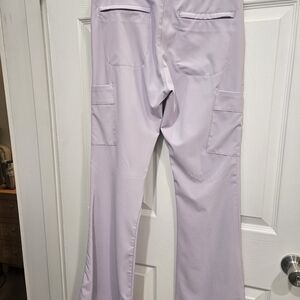Wink Pastel Lavender Flare Scrub Pants